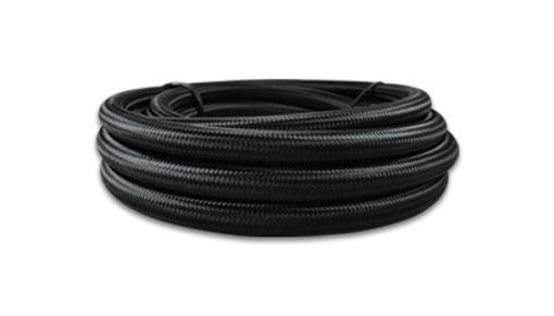 Bild von Vibrant - 6 AN Black Nylon Braided Flex Hose (50 foot roll)