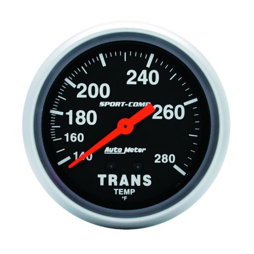 Bild von Autometer Sport - Comp 2 - 58in 140 - 280 Degrees (F) Mechanical Transmission Temp Gauge