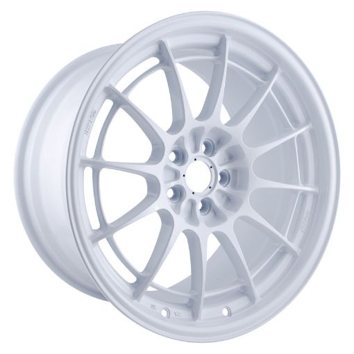 Bild von Enkei NT03M 18x9.5 5x114.3 40mm Offset 72.6mm Bore Vanquish White Wheel (MOQ of 40)