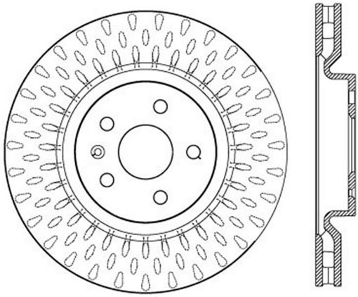 Bild von StopTech Power Slot 14 - 17 Chevrolet SS Front Left Slotted Rotor