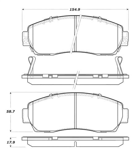 Bild von StopTech Performance 2010 - 2012 Acura RDX Front Brake Pads