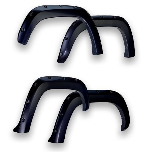 Bild von EGR 11 - 15 Ford Super Duty Bolt - On Look Color Match Fender Flares - Set - Carbon Black