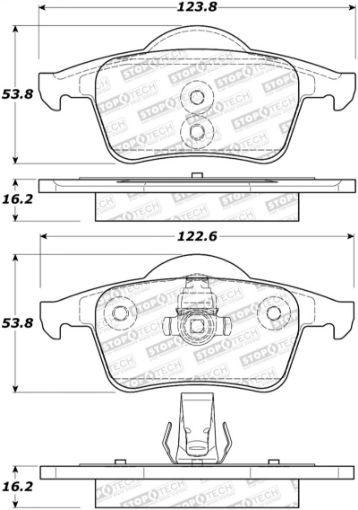 Bild von StopTech Performance 99 - 06 Volvo S80 Rear Brake Pads