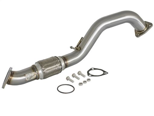 Bild von aFe Power Elite Twisted Steel 16 - 17 Honda Civic I4 - 1.5L (t) 2.5in Rear Down - Pipe Mid - Pipe