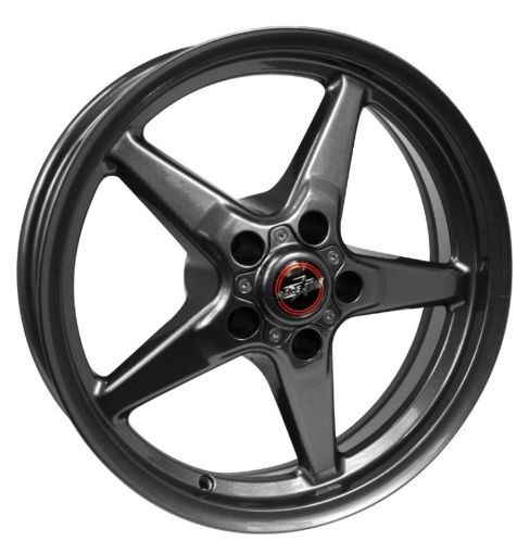 Bild von Race Star 92 Drag Star Bracket Racer 17x7 5x4.50bc 4.25bs Metallic Gray Wheel