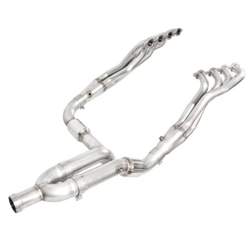 Bild von Stainless Works 2007 - 13 Chevy SilveradoGMC Sierra Headers 1 - 78in Primaries High - Flow Cats Y - Pipe