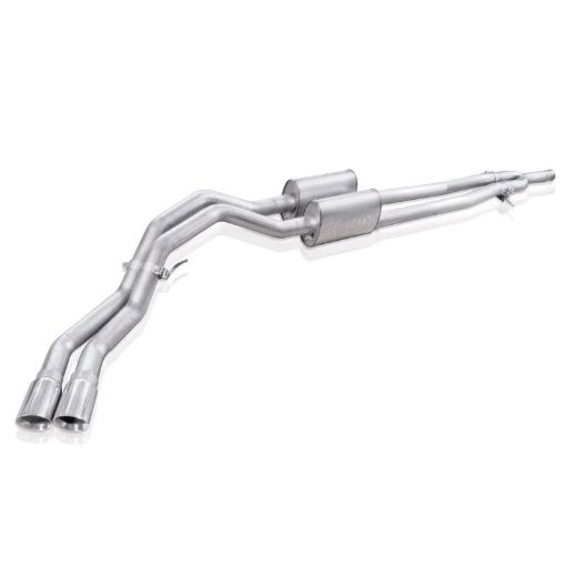 Bild von Stainless Works Chevy SilveradoGMC Sierra 2007 - 16 5.3L6.2L Exhaust Y - Pipe Passenger Rear Tire Exit