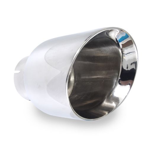 Bild von Stainless Works Conical Double Wall Slash Cut Exhaust Tip - 5in Body 3in Inlet