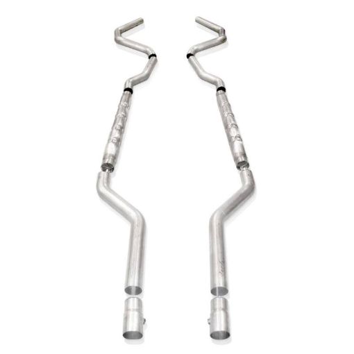 Bild von Stainless Works Chevy Camaro 1967 - 69 Exhaust 3in Stainless Chambered No X - Pipe