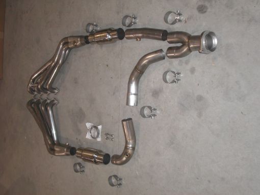 Bild von Stainless Works ChevyGMC Truck 1999 - 02 Headers 2WD with Converters