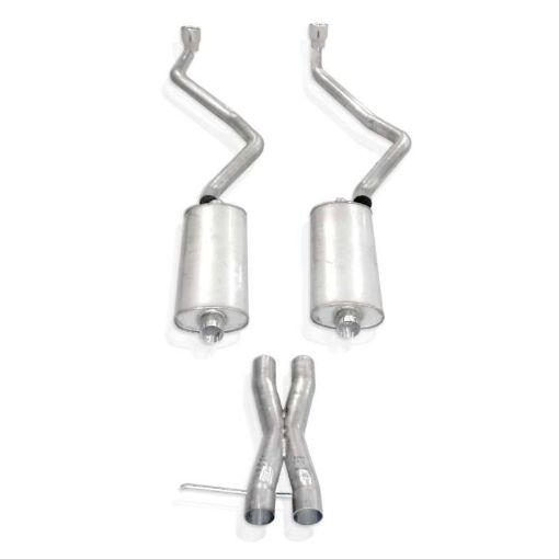 Bild von Stainless Works 2007 - 14 Chevy Tahoe And Yukon LT 2 - 12in Exhaust X - Pipe Chambered Mufflers Tips