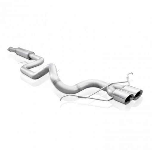 Bild von Stainless Works 2013 - 18 Ford Focus ST 3in Catback Vintage Round Muffler 4in Tips