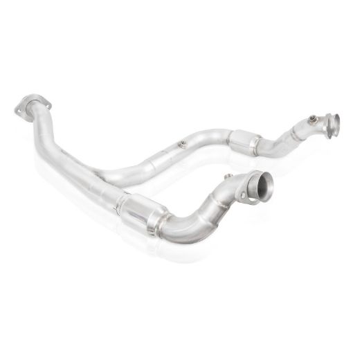 Bild von Stainless Works 15 - 18 F - 150 3.5L Downpipe 3in High - Flow Cats Y - Pipe Factory Connection