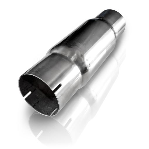 Bild von Stainless Works Catalytic Converter - Metal Matrix Hi - Flow Slim Design (2.5in End