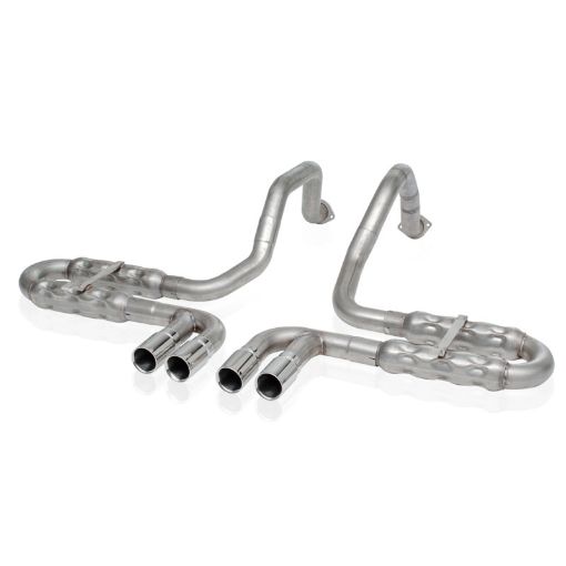 Bild von Stainless Works 1997 - 04 Corvette C5 2 - 12in Axleback Quad Rolled Edge Tips