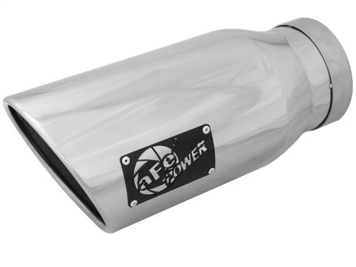 Bild von aFe MACH Force - Xp 5in Inlet x 7in Outlet x 15in length 304 Stainless Steel Exhaust Tip