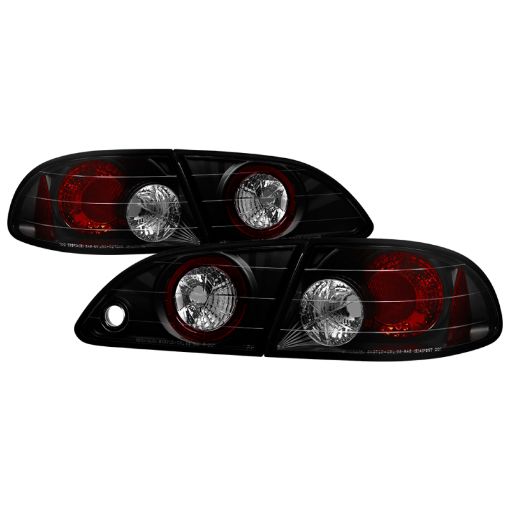 Bild von Spyder Toyota Corolla 98 - 02 Euro Tail Lights Black Smoke ALT - YD - TC98 - BSM