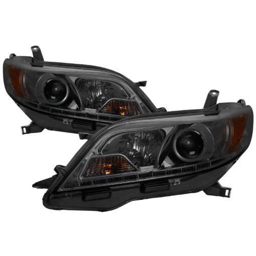 Bild von Spyder 11 - 14 Toyota Sienna Projector Headlights - DRL LED - Smoke PRO - YD - TSEN11 - DRL - SM