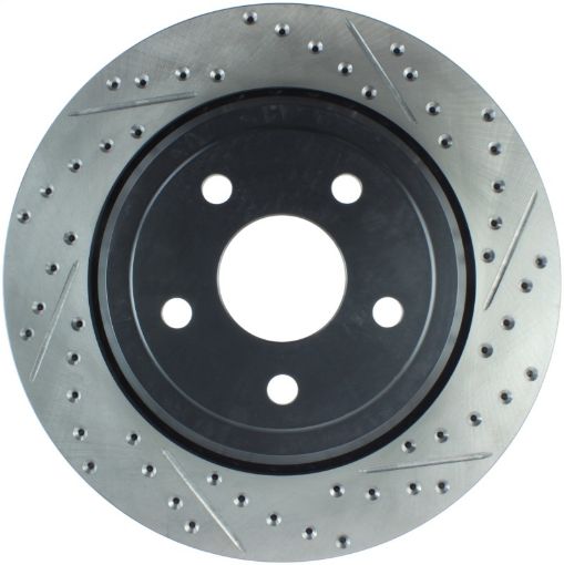 Bild von StopTech 12 - 15 Jeep Cherokee SRT8 Sport Slotted Drilled Rear Driver Side Brake Rotor