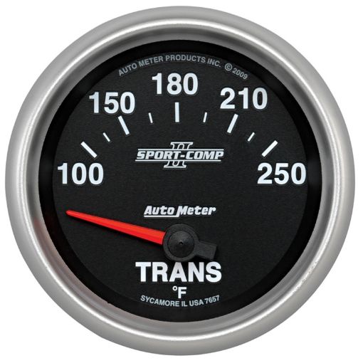 Bild von Autometer Sport - Comp II 66.7mm 100 - 250 Deg F Transmission Electric Temperature Gauge