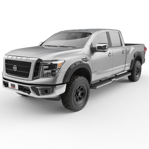 Bild von EGR 2017 Nissan Titan Bolt - On Look Fender Flares - Set - Black Matte (796005)