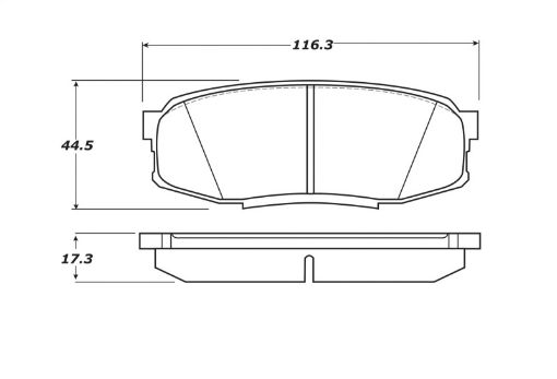 Bild von StopTech 07 - 17 Toyota Tundra Street Performance Rear Brake Pads