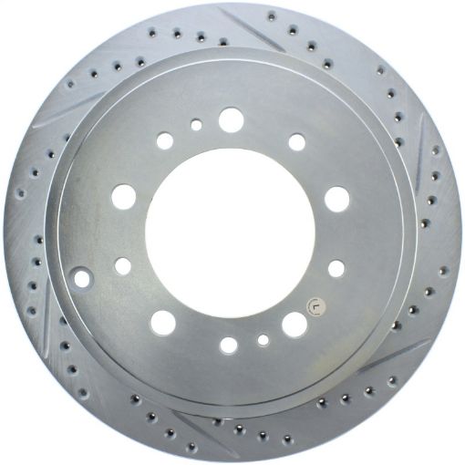 Bild von StopTech Select Sport 13 - 17 Toyota Land Cruiser Sport Drilled Slotted Rear Driver - Side Brake Rotor