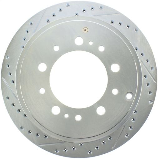 Bild von StopTech Select Sport 13 - 17 Toyota Land Cruiser Drilled Slotted Rear Passenger - Side Brake Rotor