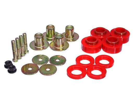 Bild von Energy Suspension 68 - 72 Chevrolet Chevelle Red Body Mount Set