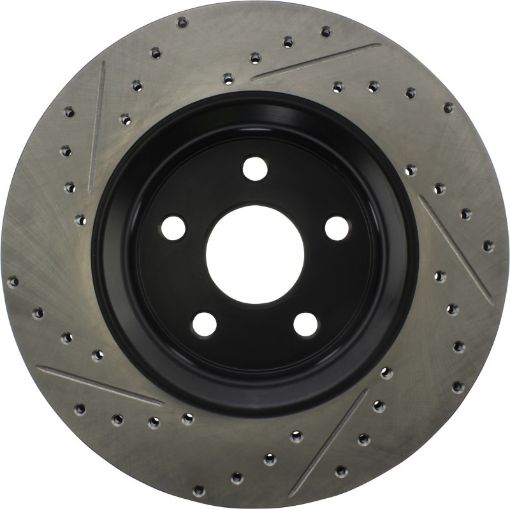 Bild von StopTech 11 - 12 Dodge Durango Sport Drilled Slotted Front Driver - Side Brake Rotor