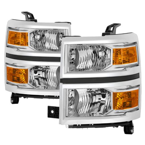 Bild von Spyder Chevrolet Silverado 1500 14 - 15 (Non - HD) OEM Style Headlights - Chrome HD - JH - CS14 - AM - C