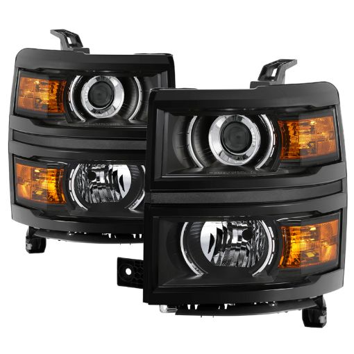 Bild von xTune Chevrolet Silverado 1500 14 - 15 (Non - HD) OEM Projector Headlights - Black HD - JH - CS14 - PJ - BK