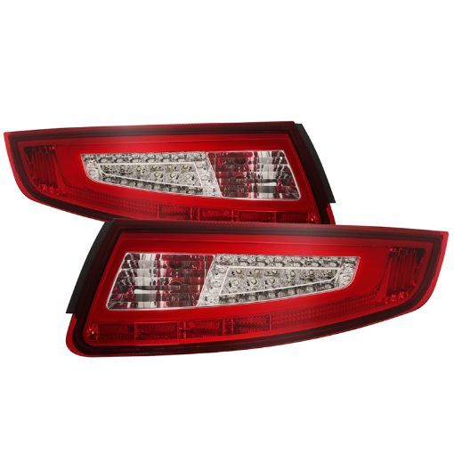 Bild von xTune Porsche 911 997 05 - 08 Light Bar LED Tail Lights - Red Clear ALT - ON - P99705V2 - LBLED - RC