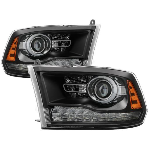 Bild von xTune Dodge Ram 13 - 17 ( w Factory Projector LED) OEM Style Headlight - Black HD - JH - DR13 - OE - BK