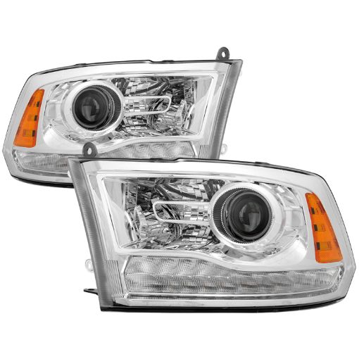 Bild von xTune Dodge Ram 13 - 17 ( w Factory Projector LED) OEM Style Headlight - Chrome HD - JH - DR13 - OE - C