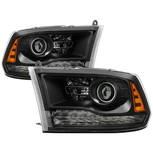 Bild von xTune Dodge Ram 13 - 17 ( w Factory Projector LED) Projector Headlight - Black HD - JH - DR13 - P - BK