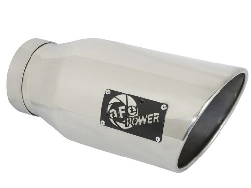 Bild von aFe MACHForce - Xp 5in Inlet x 7in Outlet x 15in length 409 Stainless Steel Exhaust Tip