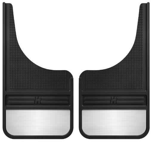 Bild von Husky Liners Universal 12in Wide Black Rubber Front Mud Flaps w Weight