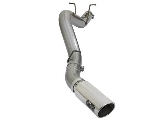 Bild von aFe LARGE BORE HD 5in 409 - SS DPF - Back Exhaust wPolished Tip 2017 GM Duramax V8 - 6.6L (td) L5P