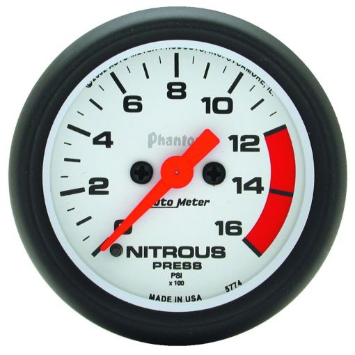 Bild von Autometer Phantom 2 - 116in 1600 PSI Digital Stepper Motor Nitrous Pressure Gauge