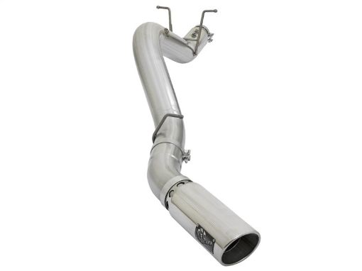 Bild von aFe ATLAS 5in DPF - Back Aluminized Steel Exhaust System wPolished Tips 2017 GM Duramax 6.6L (td) L5P