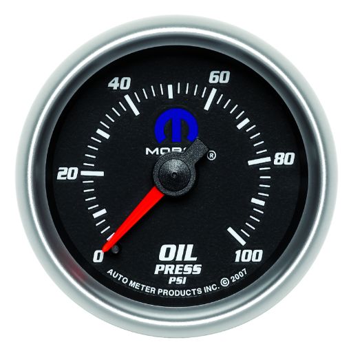 Bild von Autometer Mopar 2 - 116in Mechanical 100PSI Oil Pressure Gauge