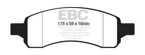 Bild von EBC 09 - 17 Chevy Traverse Ultimax2 Rear Brake Pads