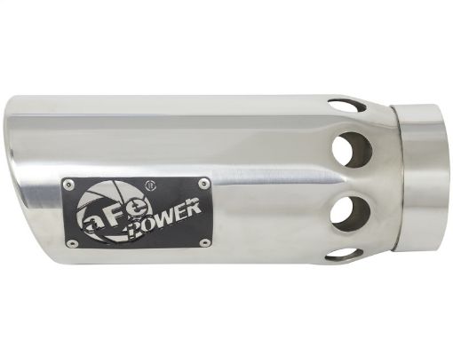 Bild von aFe Power Intercooled Tip Stainless Steel - Polished 4in In x 5in Out x 12in L Clamp On