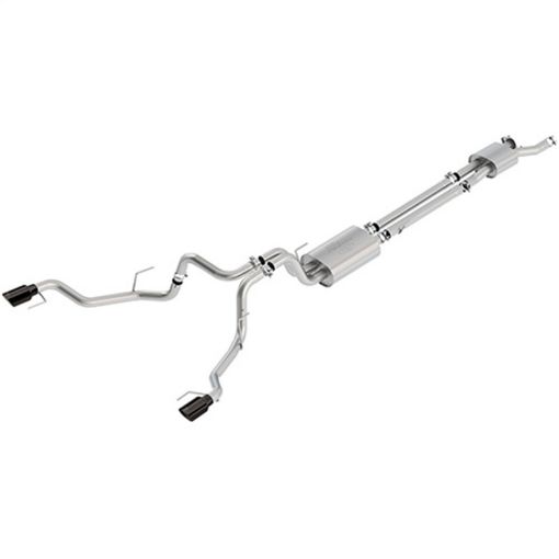 Bild von Ford Racing 2017 F150 Raptor 3.5L Sport Cat - Back Exhaust System Dual Rear Exit w Black Tips