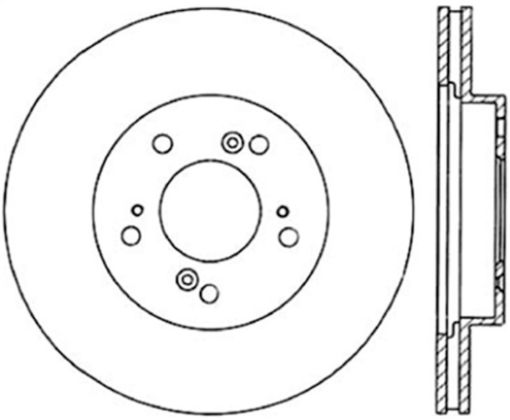 Bild von StopTech 97 - 01 Acura Integra Cryo Slotted Front Left Sport Brake Rotor