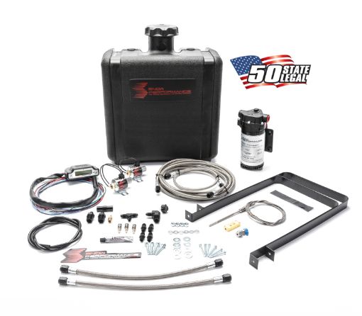 Bild von Snow Performance Stg 3 Boost Cooler Water Injection Kit TD Univ. (SS Braided Line and 4AN Fittings)