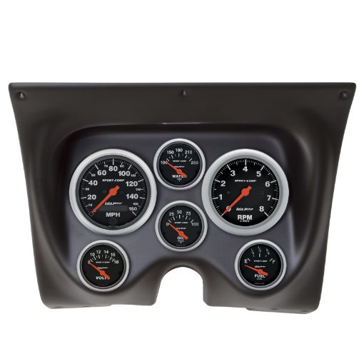 Bild von Autometer Sport - Comp 67 - 68 CamaroFirebird Dash Kit 6pc Tach MPH Fuel Oil WTMP Volt