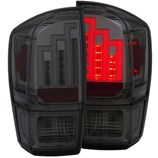 Bild von ANZO 2016 - 2017 Toyota Tacoma LED Taillights Smoke