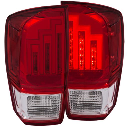 Bild von ANZO 2016 - 2017 Toyota Tacoma LED Taillights RedClear